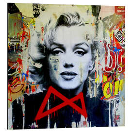 Aluminium print Marilyn II