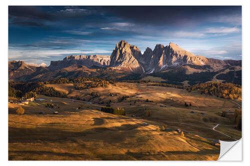 Naklejka na ścianę Dolomites in autumn