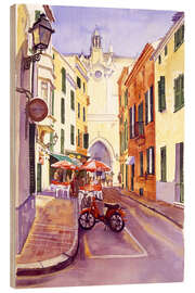 Holzbild Moto Rojo - Paul Simmons