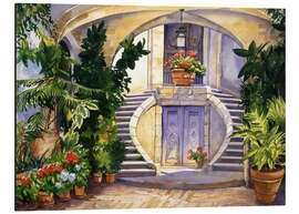 Magnettafel Sonnenlicht im Hof