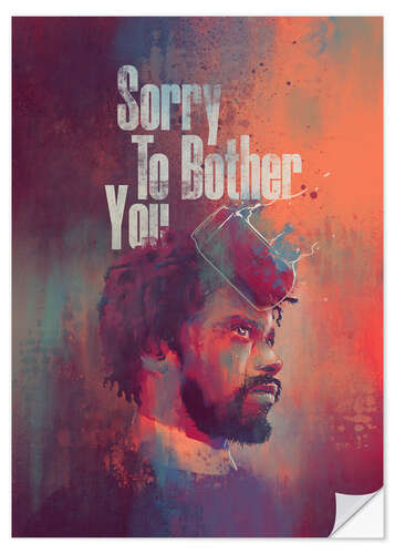 Naklejka na ścianę Sorry To Bother You