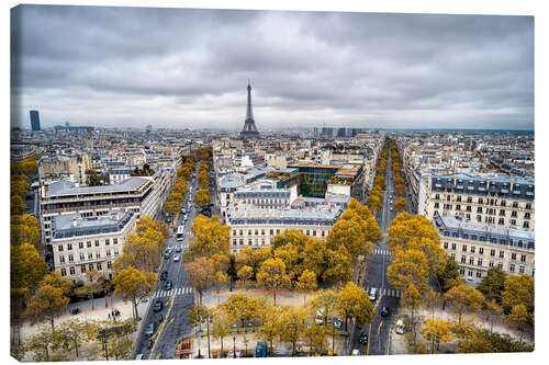 Canvas print Eiffel tower in autumn