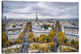 Tableau sur toile  Tour Eiffel en automne - Jan Christopher Becke
