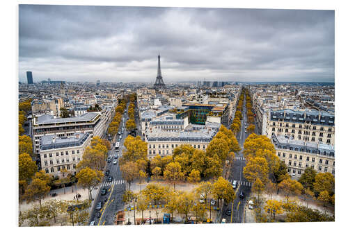 PVC-taulu Eiffel tower in autumn