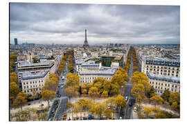 Magnettafel Eiffelturm im Herbst