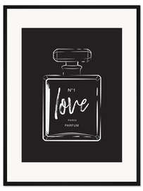 Gerahmter Kunstdruck Liebes Parfüm