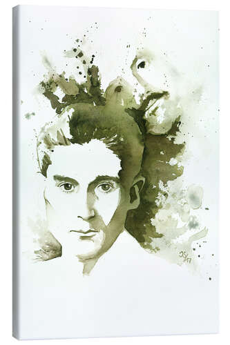 Canvas print Franz Kafka and father