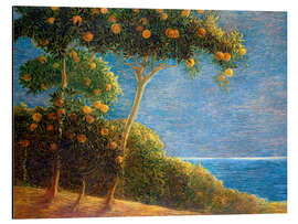 Magnettafel Sonnenuntergang in Ligurien