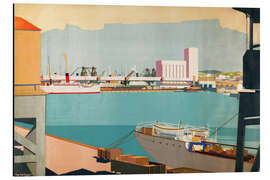 Magnettafel Verladung der Orangen in Kapstadt