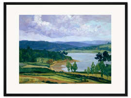 Gerahmter Kunstdruck Ria Gallega-Oleo