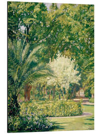 Magnettafel Hellgrüner botanischer Garten