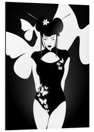 Magnettafel Eingewickelt in Schmetterlinge