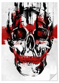 Selvklebende plakat Ink Skull