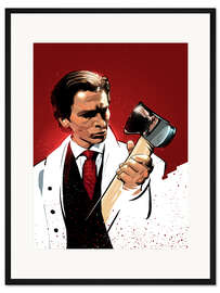 Gerahmter Kunstdruck Psycho Killer