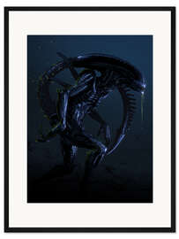 Gerahmter Kunstdruck Alien II