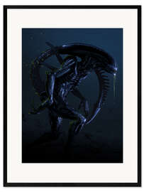 Gerahmter Kunstdruck Alien II