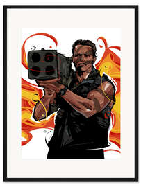 Gerahmter Kunstdruck Commando