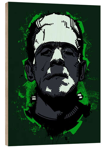 Cuadro de madera Frankenstein 1931
