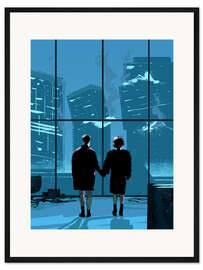 Gerahmter Kunstdruck Fight Club II