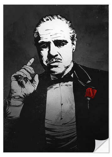 Selvklebende plakat The Godfather