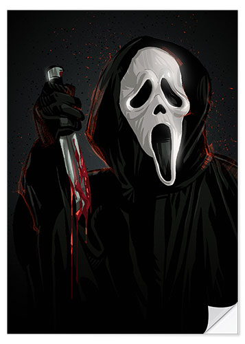 Muursticker Scream