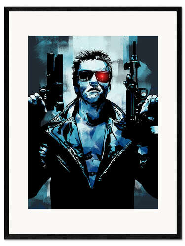 Ingelijste kunstdruk Terminator I