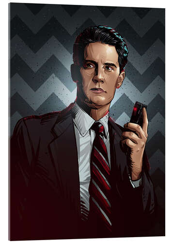 Acrylglasbild Twin Peaks