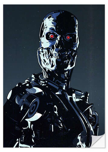 Selvklebende plakat Terminator II