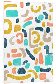 Foam board print Alphabet Soup