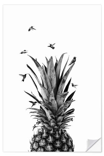 Wall sticker Pineapple birds