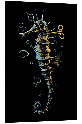 Aluminiumsbilde Mechanical seahorse