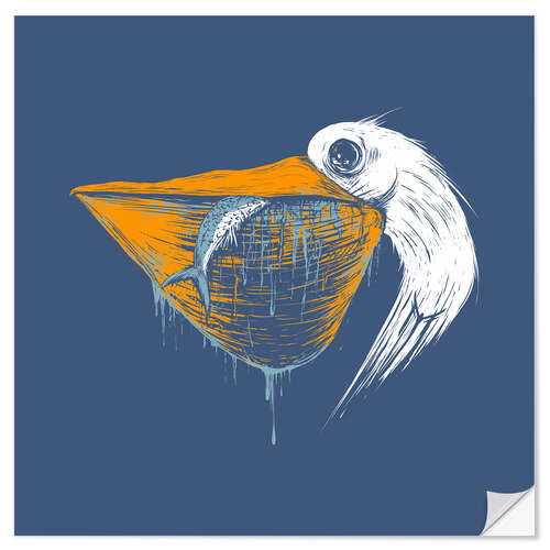 Sisustustarra Great white pelican