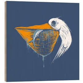 Obraz na drewnie Great white pelican