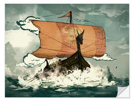 Muursticker The path of Odin