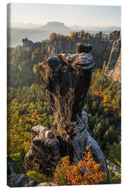 Tableau sur toile Wehlnadel et Bastei, Suisse saxonne 