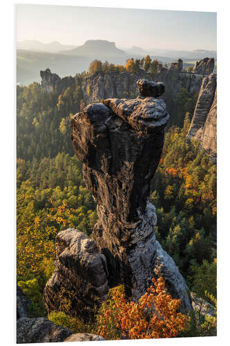 Hartschaumbild Wehlnadel und Bastei