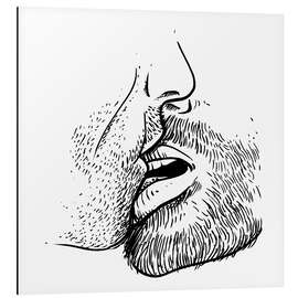 Magnettafel Der Kuss