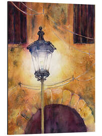 Magnettafel Alte Laterne in Venedig