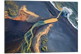 Gallery print River delta Iceland