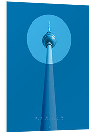 Foam board print Berlin TV Tower I