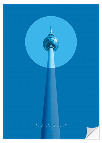 Wandsticker Berliner Fernsehturm I