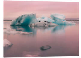 Acrylic print Icebergs in Iceland