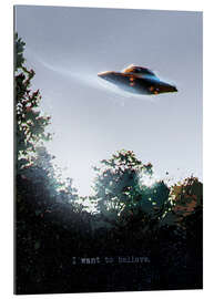 Gallery print I Want To Believe