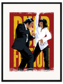 Gerahmter Kunstdruck Pulp Fiction Dance