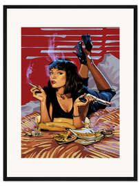Gerahmter Kunstdruck Pulp Fiction