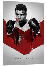 Hartschaumbild Muhammad Ali - Nikita Abakumov