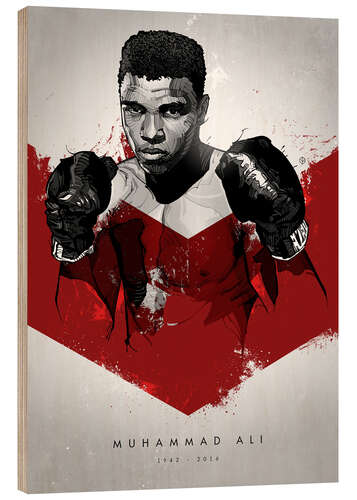Obraz na drewnie Muhammad Ali