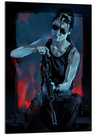 Acrylglasbild Sarah Connor