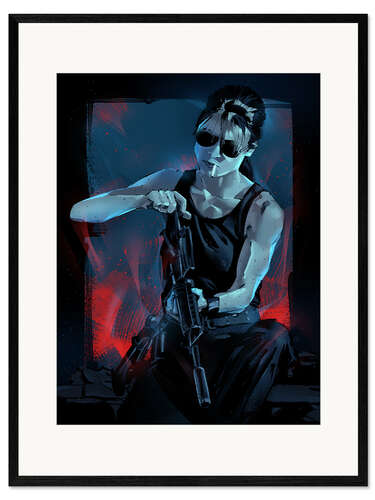 Innrammet kunsttrykk Sarah Connor