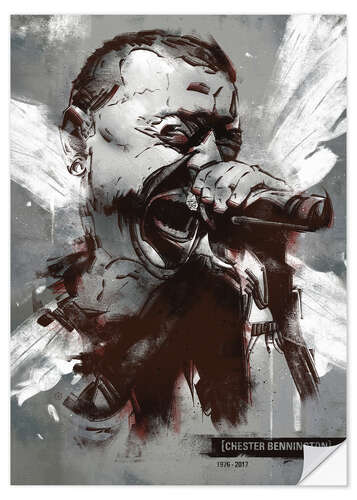 Wall sticker Chester Bennington